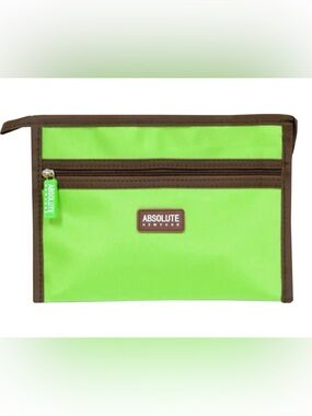 Absolute New York Green Makeup Bag - NEW